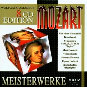 Pochette de Wolfgang Amadeus Mozart Meisterwerke de Wolfgang Amadeus Mozart