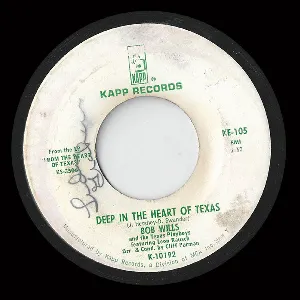 Pochette de Deep in the Heart of Texas / I Just Can’t Take It Anymore de Bob Wills and His Texas Playboys