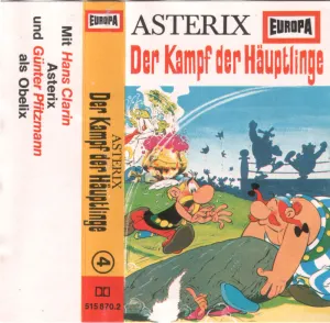 Pochette de Asterix 4: Der Kampf der Häuptlinge de René Goscinny