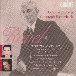 Pochette de Ravel - Gaspard de la nuit - Le Tombeau de Couperin de Christoph Eschenbach - Orchestre de Paris