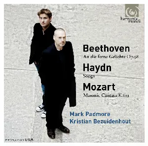 Pochette Beethoven: An die ferne Geliebte, op. 98 / Haydn: Songs / Mozart: Masonic Cantata, K.619