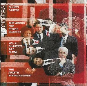 Pochette The Works for String Quartet, Vol. II: Quartets 2 & 3 / Elegy