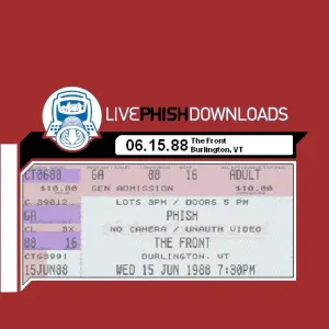 Pochette de 1988-06-15: The Front, Burlington, VT, USA de Phish