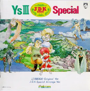 Pochette de Ys III J.D.K. Special de Falcom Sound Team jdk
