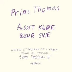 Pochette de Prins Thomas 2 Bonus Tracks de Prins Thomas