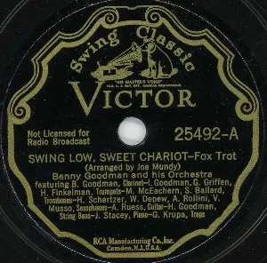 Pochette de Swing Low Sweet Chariot / When You and I Were Young, Maggie de Benny Goodman and His Orchestra