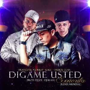 Pochette de Dígame usted señorita (remix mundial) de Franco “El Gorila” - Trébol Clan