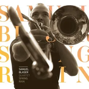 Pochette de Spring Rain de Drew Gress - Samuel Blaser - Gerald Cleaver