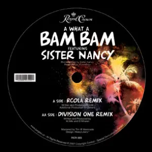 Pochette de A What a Bam Bam (Remixes) de Sister Nancy
