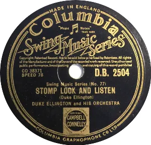 Pochette de Stomp Look and Listen / Air Conditioned Jungle de Duke Ellington and His Orchestra