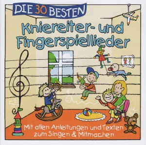 Pochette de Die 30 besten Kniereiter‐ und Fingerspiellieder de Simone Sommerland, Karsten Glück und die Kita-Frösche