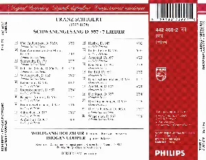 Pochette Schwanengesang D. 957 / 7 Lieder