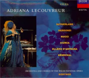 Pochette de Adriana Lecouvreur (Orchestra and Chorus of the Welsh National Opera feat. conductor: Richard Bonynge) de Francesco Cilea