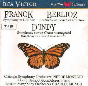 Pochette Franck: Symphony in D minor / D'Indy: Symphony sur un chant montagnard / Berlioz: Beatrice and Benedict Overture