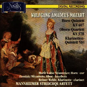 Pochette Horn-Quintett, KV 407 / Oboen-Quartett, KV 370 / Klarinetten-Quintett, KV 581