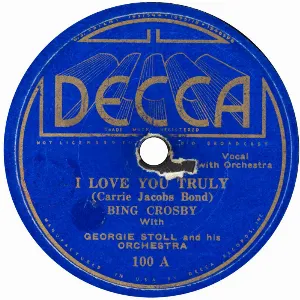 Pochette I Love You Truly / Just A‐Wearyin’ for You