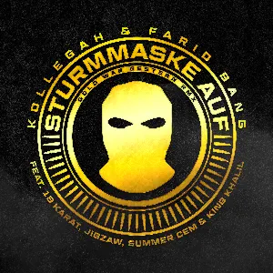 Pochette de Sturmmaske Auf (Gold War Gestern RMX) de Farid Bang - Kollegah