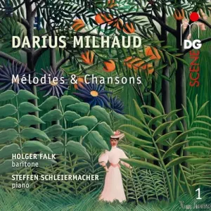 Pochette de Melodies & Chansons de Steffen Schleiermacher - Holger Falk - Darius Milhaud