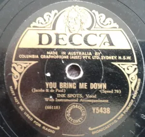 Pochette de Address Unknown / You Bring Me Down de The Ink Spots