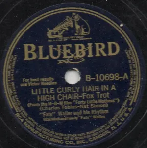 Pochette de Little Curly Hair in a High Chair / Old Grand Dad de Fats Waller and His Rhythm