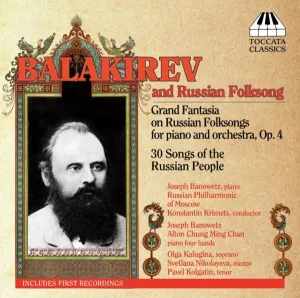 Pochette de Balakirev and Russian Folksong de Mily Balakirev - Joseph Banowetz - Moscow Philharmonic Orchestra