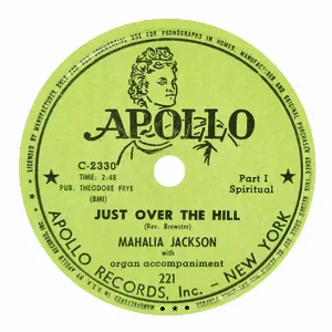 Pochette de Just over the Hill de Mahalia Jackson