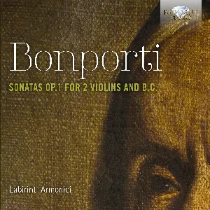 Pochette de Bonporti: Sonatas, op. 1 for 2 Violins and B.C. de Francesco Antonio Bonporti