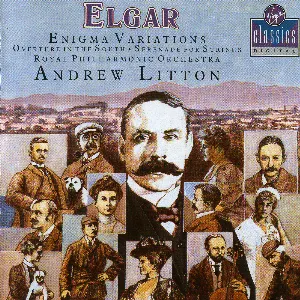 Pochette Elgar: Enigma Variations / In the South / Serenade