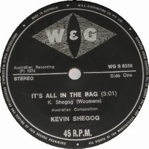 Pochette de It’s All in the Bag / Pentridge de Kevin Shegog