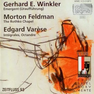 Pochette Winkler: Emergent / Feldman: The Rothko Chapel / Varèse: Intégrales / Octandre