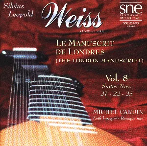 Pochette de Le Manuscrit de Londres, Vol. 8 de Michel Cardin - Sylvius Leopold Weiss