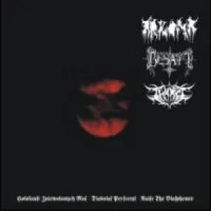 Pochette de Holokaust Zniewolonych Mas / Diabolus Perfectus / Raise the Blasphemer de Besatt