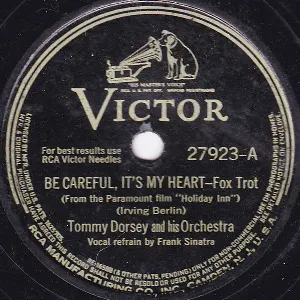 Pochette de Be Careful, It's My Heart / Take Me de Tommy Dorsey and His Orchestra