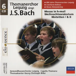 Pochette de Thomanerchor Leipzig singt J.S. Bach de Johann Sebastian Bach - Thomanerchor Leipzig - Gewandhausorchester Leipzig - Georg Christoph Biller