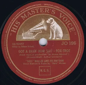 Pochette de Got a Bran' New Suit / I'll Dance at Your Wedding de Fats Waller and His Rhythm