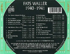 Pochette The Chronological Classics: Fats Waller 1940-1941
