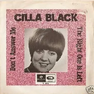 Pochette de Don’t Answer Me de Cilla Black