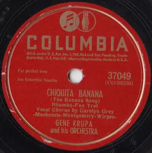 Pochette de Chiquita Banana (The Banana Song) / You May Not Love Me de Gene Krupa and His Orchestra