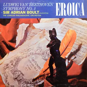 Pochette de Symphony no. 3 (Eroica) de Ludwig van Beethoven - Sir Adrian Boult - London Philharmonic Orchestra