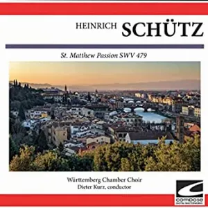 Pochette de Schütz: St. Matthew Passion SWV 479 de Heinrich Schütz