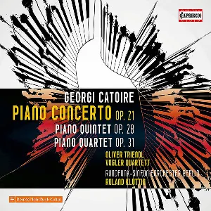 Pochette de Piano Concerto Op. 21 / Piano Quintet Op. 28 / Piano Quartet Op. 31 de Rundfunk‐Sinfonieorchester Berlin - Vogler Quartett - Oliver Triendl