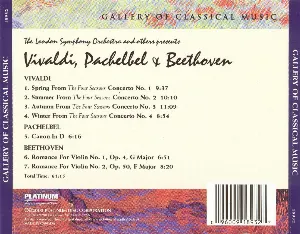 Pochette Gallery of Classical Music: Vivaldi, Pachelbel & Beethoven