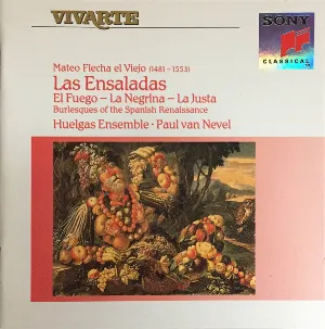 Pochette de Las Ensaladas: Burlesques of the Spanish Renaissance de Huelgas Ensemble - Paul Van Nevel