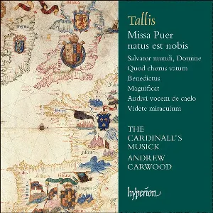 Pochette de Missa Puer natus est nobis de Andrew Carwood - The Cardinall’s Musick - Thomas Tallis
