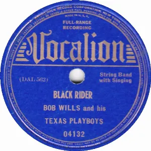 Pochette de Black Rider / Everybody Does It In Hawaii de Bob Wills and His Texas Playboys