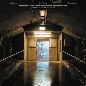 Pochette de Each side has a depth of 5 seconds A polka dot pattern in horizontal array A flickering that moves vertically de Keiji Haino - Jim O’Rourke - Oren Ambarchi