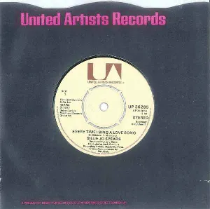 Pochette de Every Time I Sing a Love Song / Don't Ever Let Go of Me de Billie Jo Spears