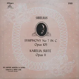 Pochette Symphony no. 7 in C, op. 105 / Karelia Suite, op. 11