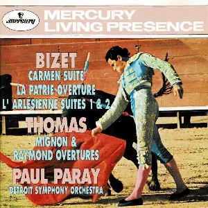 Pochette Bizet: Carmen Suite / La Patrie Ouverture / L'Arlésienne Suites 1 & 2 / Thomas: Mignon & Raymond Overtures