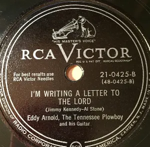 Pochette de May the Good Lord Bless and Keep You / I'm Writing a Letter to the Lord de Eddy Arnold